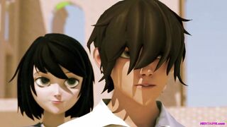 Schoolgirls Waiting for Cock - 3D Hentai
