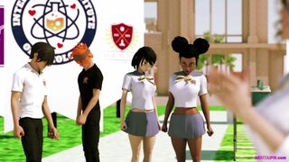 Schoolgirls Waiting for Cock - 3D Hentai