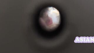 chinese Pizza Delivery cunt with mouth Tricked And Stuck Inside Window- Ember