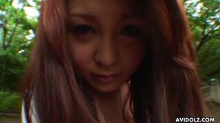 Japanese cougar, Airi Ai is using a dildo, uncensored