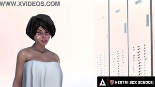 ANIMATED SEX UNIVERSITY - Anime Students Boned Into Outdoors and