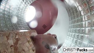 sexy Shower BTS Fun With Christy, Dahlia and Ivan