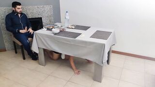 Waitress with creamy twat gets an internal jizzed under the