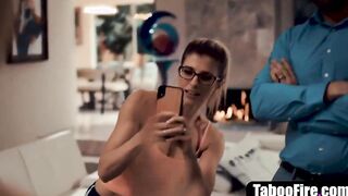 Young cheerleader pressured inside sex by milf trainer & her