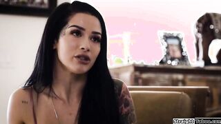 StraightTaboo.com - Inked bimbos and boyfriend boned black roommate