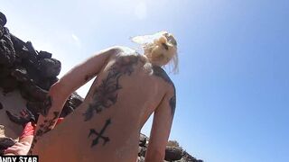 GERMAN PETITE BLONDE BANGED! INTO FUERTEVENTURA
