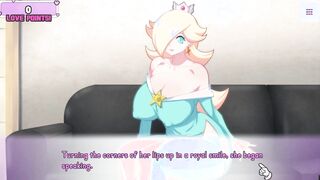Waifu Hub [PornPlay Parody Cartoon game] Rosalina couch casting - Part1 Rosalina wear a slutty bikini stars for our pornstar interview
