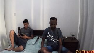 My hubby left and left his shy nephew inside my care. I found out that the young geek has a big penis and fucks really well!