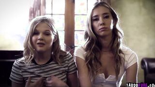 Taboopure.com - Counselor convincing eighteen Haley Reed and Coco Lovecock to stop fighting through sex