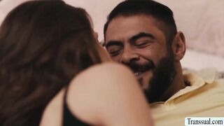Trans stepteen analed by her stepfather