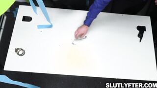 Slutlyfter.com - Minxx Marley getting screwed rough by these officers and she starts to enjoy that dicking