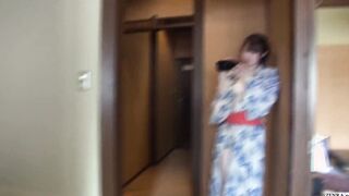 Bottomless Japanese new hire fingers while filming sex party