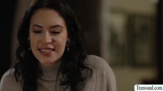 Anna De Ville fucked by TS Eva Maxim