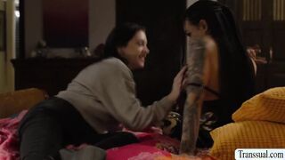 Anna De Ville fucked by TS Eva Maxim