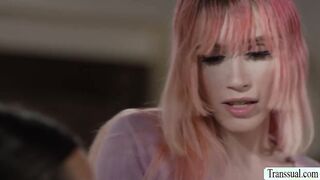 Handsome stepbro bareback TS stepsister