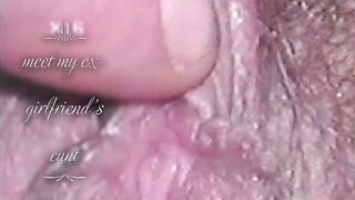 a set of our sexy close-ups with my ex-girlfriend