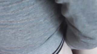 Older young. milf babe Frina shows young dude girlfriend boobies, vagina, butt. Then get inside posing doggy style and teaches sex. Dude fuck Mom into vagina and cum on labia. Creampie