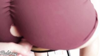 Hot Freaky Step Sister Fucks Into Ripped Pants And Takes Big Cumshot into Her Tight Little Snatch
