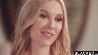 BLACKED Erotic Jazmin has pre-party fun with bombshell Troy
