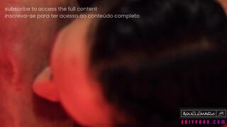 TEASER | amateur lovers moans loudly making intimate and extreme sex | Tormenta Cósmica and Mario Aquele (FULL ON RED)