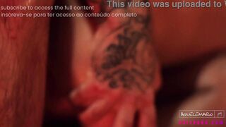 TEASER | amateur lovers moans loudly making intimate and extreme sex | Tormenta Cósmica and Mario Aquele (FULL ON RED)