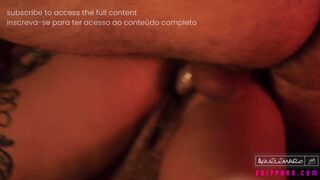 TEASER | amateur lovers moans loudly making intimate and extreme sex | Tormenta Cósmica and Mario Aquele (FULL ON RED)