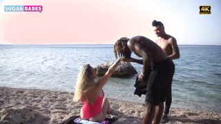 SugarBabesTV - Beach Sex Couple Part one