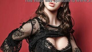 Dark Hair 18 year old Love Sex Doll with Big Tit Boobies and Tight Booty