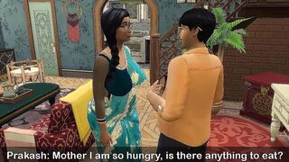 Part two - punjab Saree widow aunty Shweta - Wicked Whims