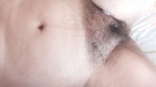 Secret camera to my wifey jerking off my boss, crazy hot creampie all over her body