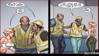 Art Class season #2 ep#7 - Construction site Interracial Three-Way Painful Anal at Museum