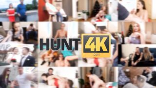 HUNT4K. Excited cunt with mouth inside wedding dress fools around not with future husband