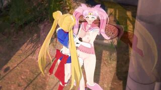 Sailor Moon Dyke - Usagi Tsukino x Chibiusa
