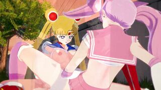 Sailor Moon Dyke - Usagi Tsukino x Chibiusa