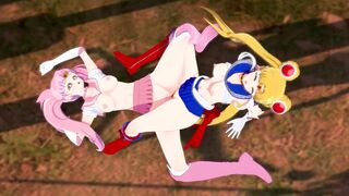 Sailor Moon Dyke - Usagi Tsukino x Chibiusa