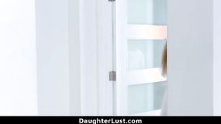 Lusty Barely Legal Swap Their Dad's Penis For Their Tight Pussies - DaughterLust