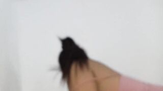 My big tit Colombian fiance with a huge dark hair booty didn't want to plowed because she was menstruating but I told her that if we didn't I was going to look for a whore on the street inside Miami United States