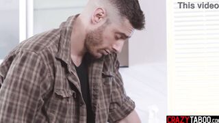 CrazyTaboo.com - Huge pipe plumber banged! vulgar long titties mom Mona Azar and he fixed her soak problem