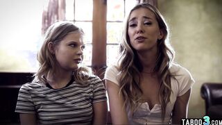 Counselor propitiating two lesbian teens