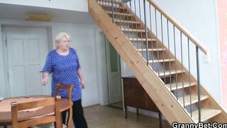Granny ride strangers penis
