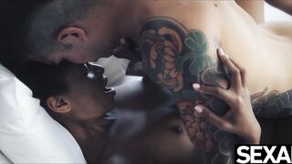 Bae Ebony camgirl banged to multiple orgasms and a goddess jizzed