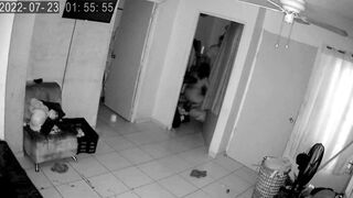 I surprise my little niece behind the door masturbating and she touches me