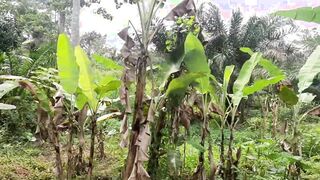 hiking inside the ebony forest with a cameroonian pornstar - Ebony african women fantasy