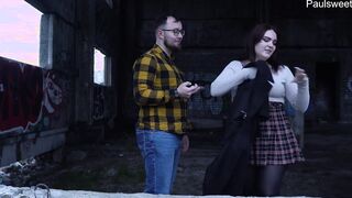 Weird guy spied on a lovers filming a private movie