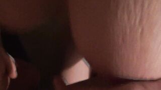 Sexsual Big Bombshell Fellatio Blowing Humongous Dick Too Long For Small Young women's Mouth, Large Natural Bouncy Titted Got A Pearl Necklace & Ashley Plays With & Swallows Bf's Cum!