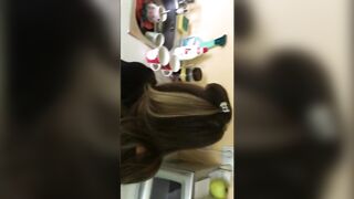 19 Yo Blowjob & DoggyFuck inside the Kitchen with Cummed