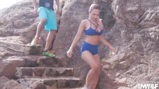 Fitness beauty Briana Banderas getting her mom vagina penetrated hard