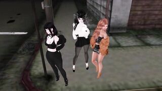 Rachet little Whores | IMVU edition | PAWG & big black cock Vs BWC