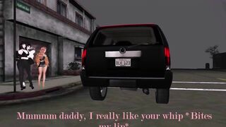 Rachet little Whores | IMVU edition | PAWG & big black cock Vs BWC