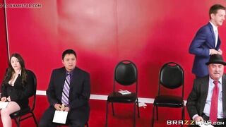 PAWG ANGELA WHITE GETS DOUBLE PENETRATED BY two RICH BUSINES